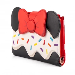 New Loungefly Disney Minnie Mouse Sweets Collection Flap Wallet