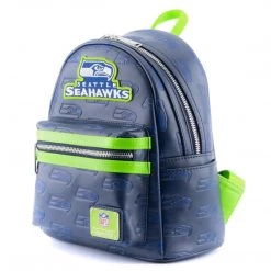 Loungefly NFL Seattle Seahawks Logo AOP Mini Backpack 8 Loungefly NFL Seattle Seahawks Logo AOP Mini Backpack