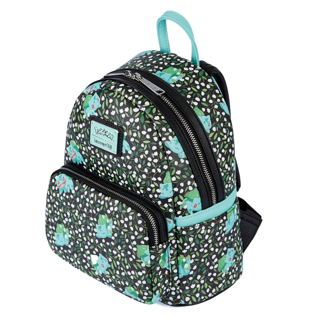New Loungefly Pokemon Bulbasaur AOP Mini Backpack 4 New Loungefly Pokemon Bulbasaur AOP Mini Backpack