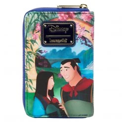 New Loungefly Disney Mulan Castle Ziparound Wallet