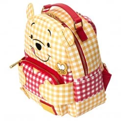 New Loungefly Disney Winnie The Pooh Gingham Mini Backpack