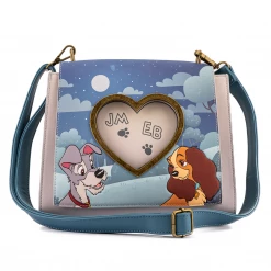 Loungefly Disney Lady And The Tramp Wet Cement Crossbody New
