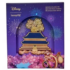 Loungefly Disney Mulan Castle 3" Collector Pin Box LE 1000 New