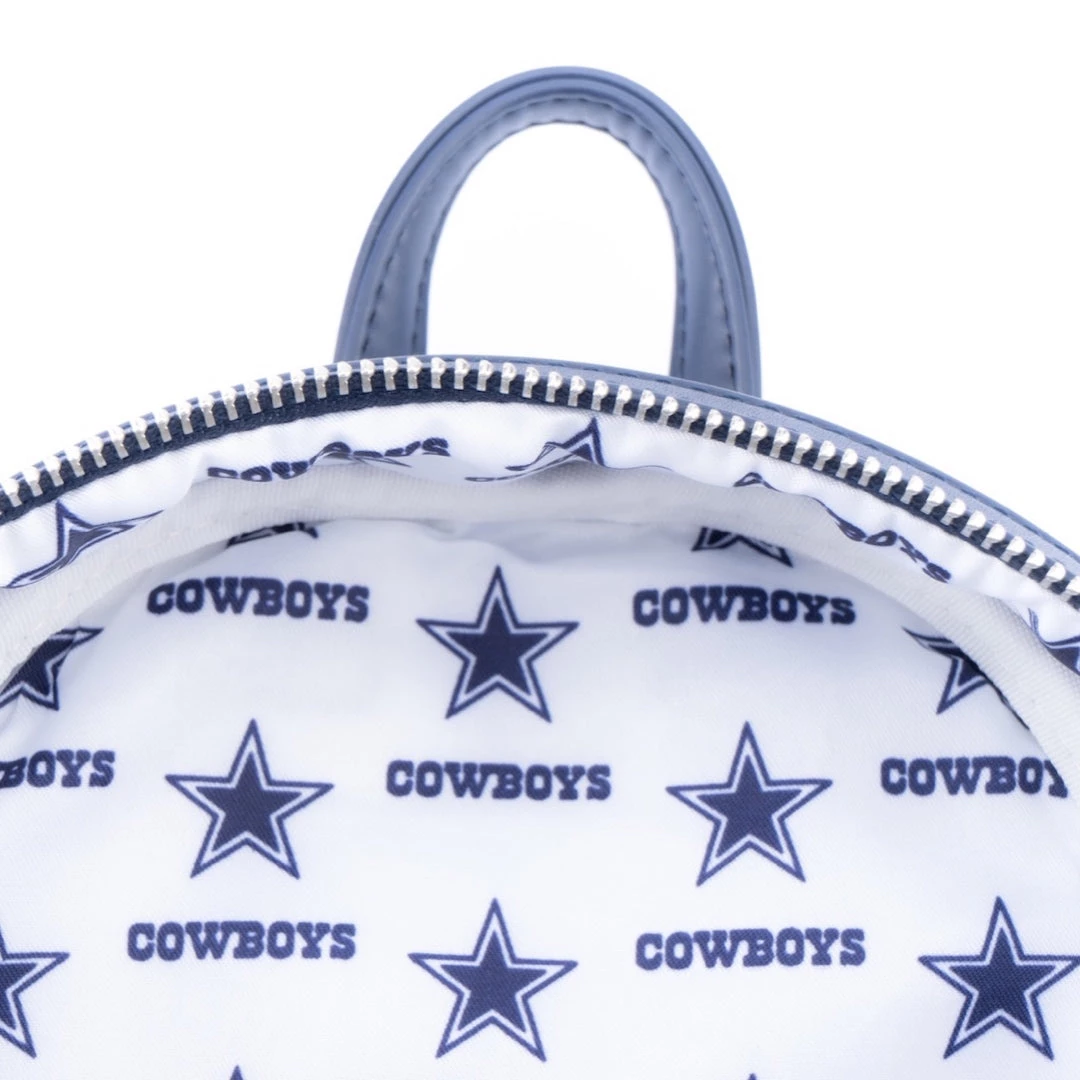 Loungefly NFL Dallas Cowboys Pigskin Logo Mini Backpack 5 Loungefly NFL Dallas Cowboys Pigskin Logo Mini Backpack