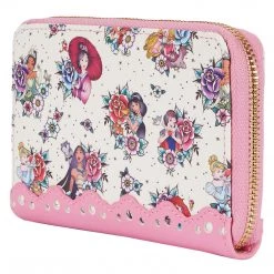 Loungefly Disney Princess Tattoo AOP Ziparound Wallet