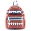 Loungefly NFL Dallas Cowboys Pigskin Logo Mini Backpack