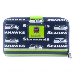 Loungefly NFL Seattle Seahawks AOP Bifold Wallet New