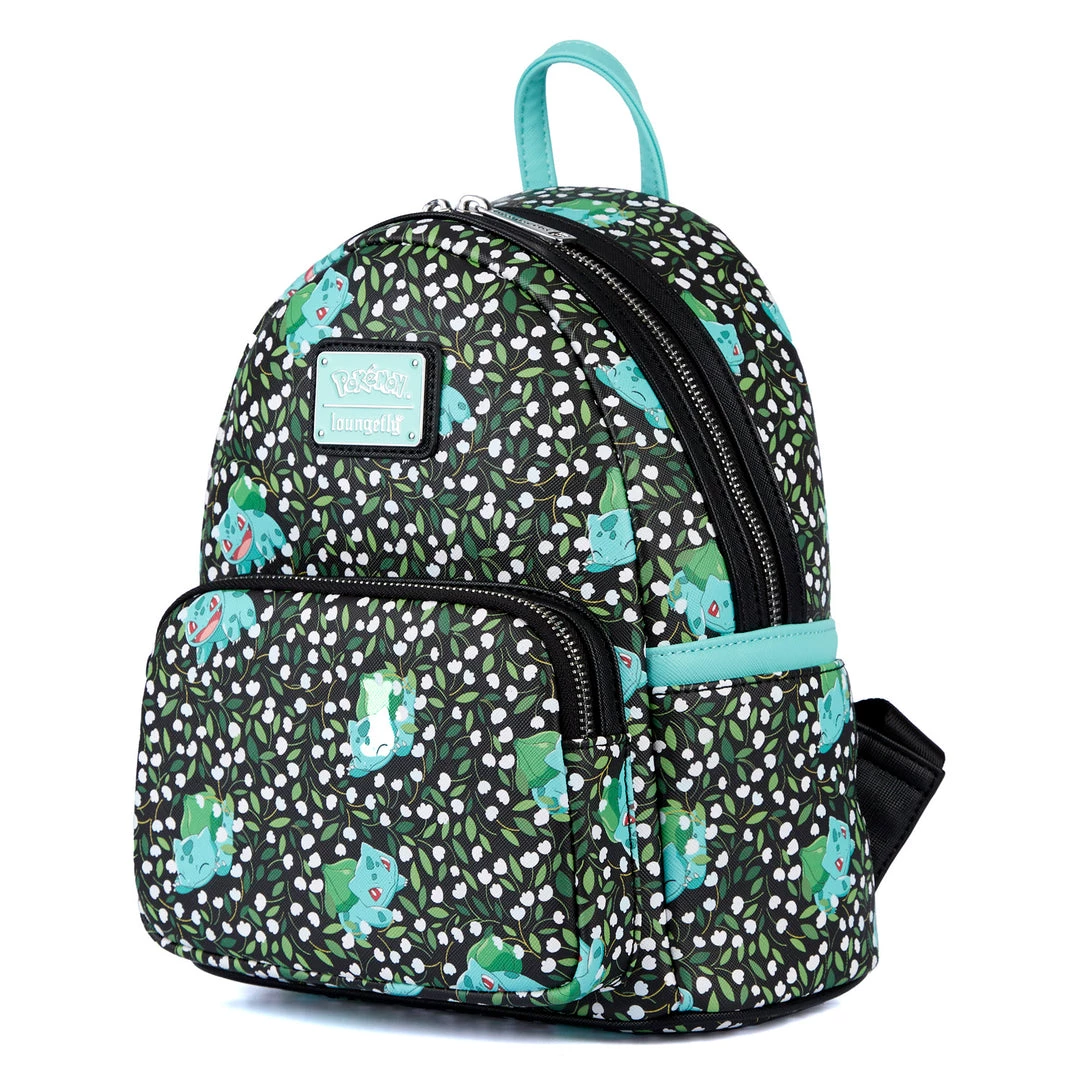 New Loungefly Pokemon Bulbasaur AOP Mini Backpack 5 New Loungefly Pokemon Bulbasaur AOP Mini Backpack