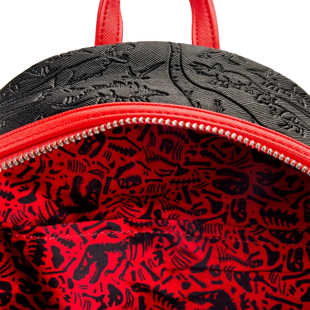 New Loungefly Universal Jurassic Park Logo Mini Backpack 5 New Loungefly Universal Jurassic Park Logo Mini Backpack