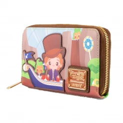 Loungefly Warner Brothers Charlie And The Chocolate Factory 50Th Anniversary Ziparound Wallet New