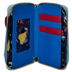 New Loungefly Disney Snow White Cosplay Bow Ziparound Wallet