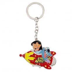 Loungefly Disney Lilo & Stitch Space Adventure 2.5" Enamel Keychain