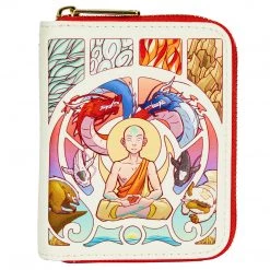 Loungefly Avatar Aang Meditation Ziparound Wallet New