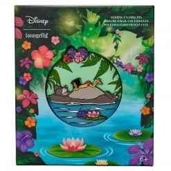 Loungefly Disney The Jungle Book Baloo Belly 3" Collector Pin Box LE 1000 New