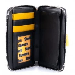 New Loungefly Nfl Pittsburgh Steelers Aop Bifold Wallet