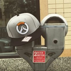Bioworld Overwatch Embroidered Logo Flat Bill Snapback Hat New 9 Bioworld Overwatch Embroidered Logo Flat Bill Snapback Hat New
