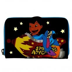 New Loungefly Disney Lilo And Stitch Space Adventure Ziparound Wallet