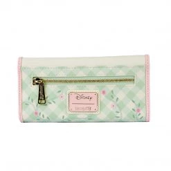 Loungefly Disney Bambi Springtime Gingham Trifold Wallet New