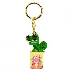 Loungefly Disney Tangled Pascal Lantern Enamel Keychain New