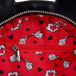 Loungefly Disney Mickey And Minnie Valentines Reversible Crossbody