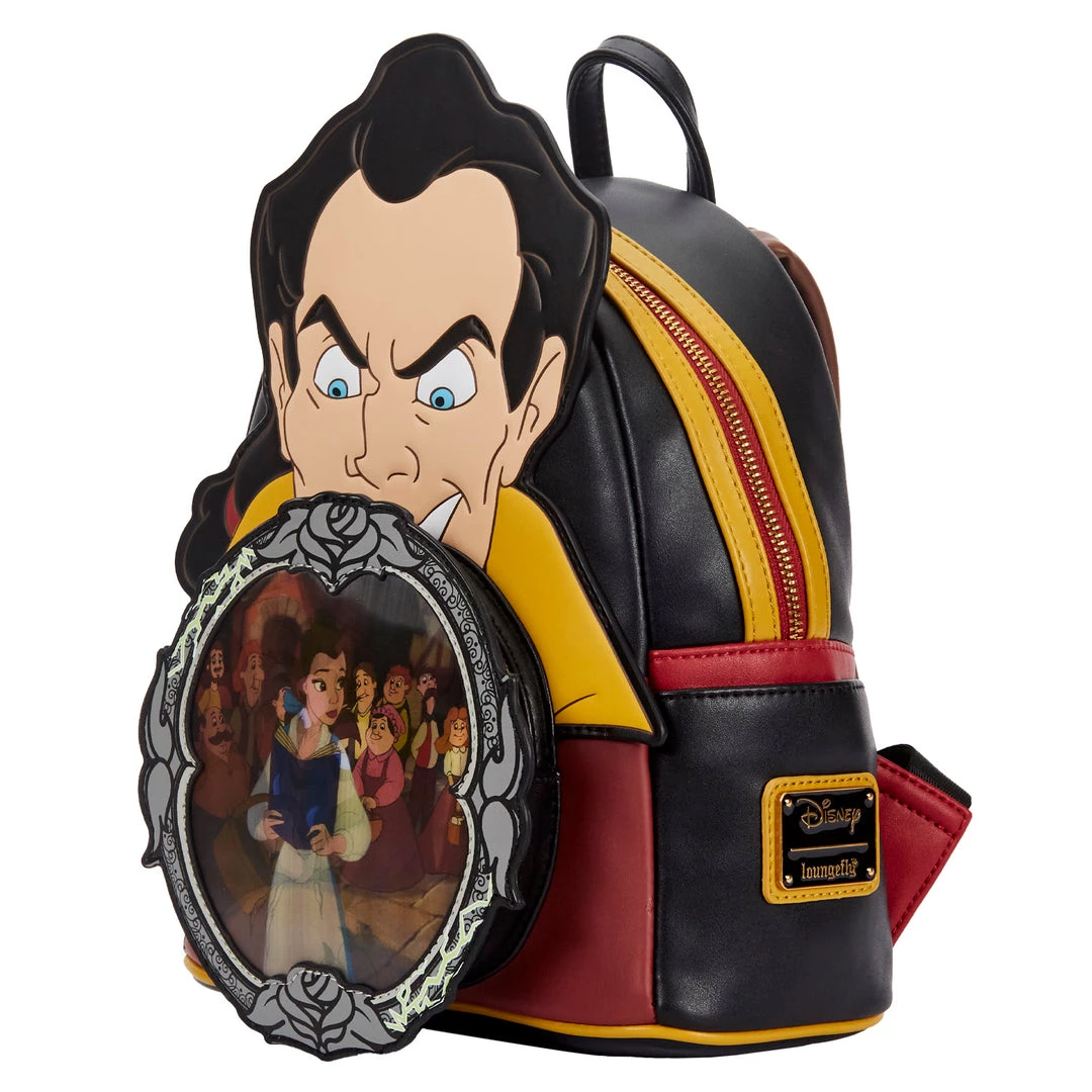 Loungefly Disney Villains Scenes Series Gaston Mini Backpack 5 Loungefly Disney Villains Scenes Series Gaston Mini Backpack