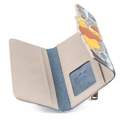 New Loungefly Disney Lady And The Tramp Wet Cement Flap Wallet