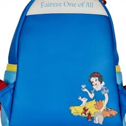 New Loungefly Disney Snow White Cosplay Bow Handle Mini Backpack