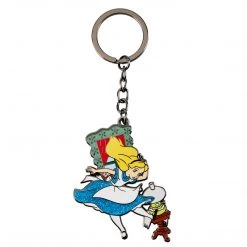 Loungefly Disney Alice In Wonderland Alice Falling Enamel Keychain