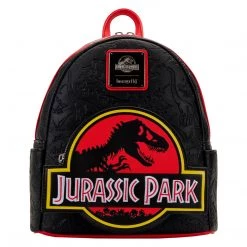New Loungefly Universal Jurassic Park Logo Mini Backpack