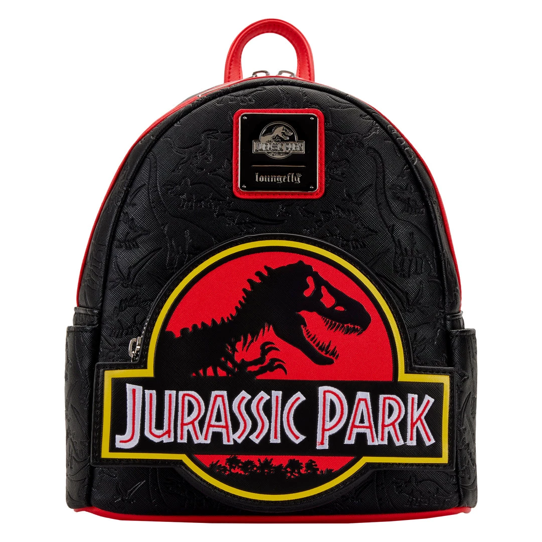 New Loungefly Universal Jurassic Park Logo Mini Backpack 1 New Loungefly Universal Jurassic Park Logo Mini Backpack