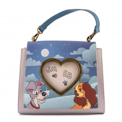 Loungefly Disney Lady And The Tramp Wet Cement Crossbody New