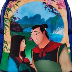 Loungefly Disney Mulan Castle Light Up Mini Backpack