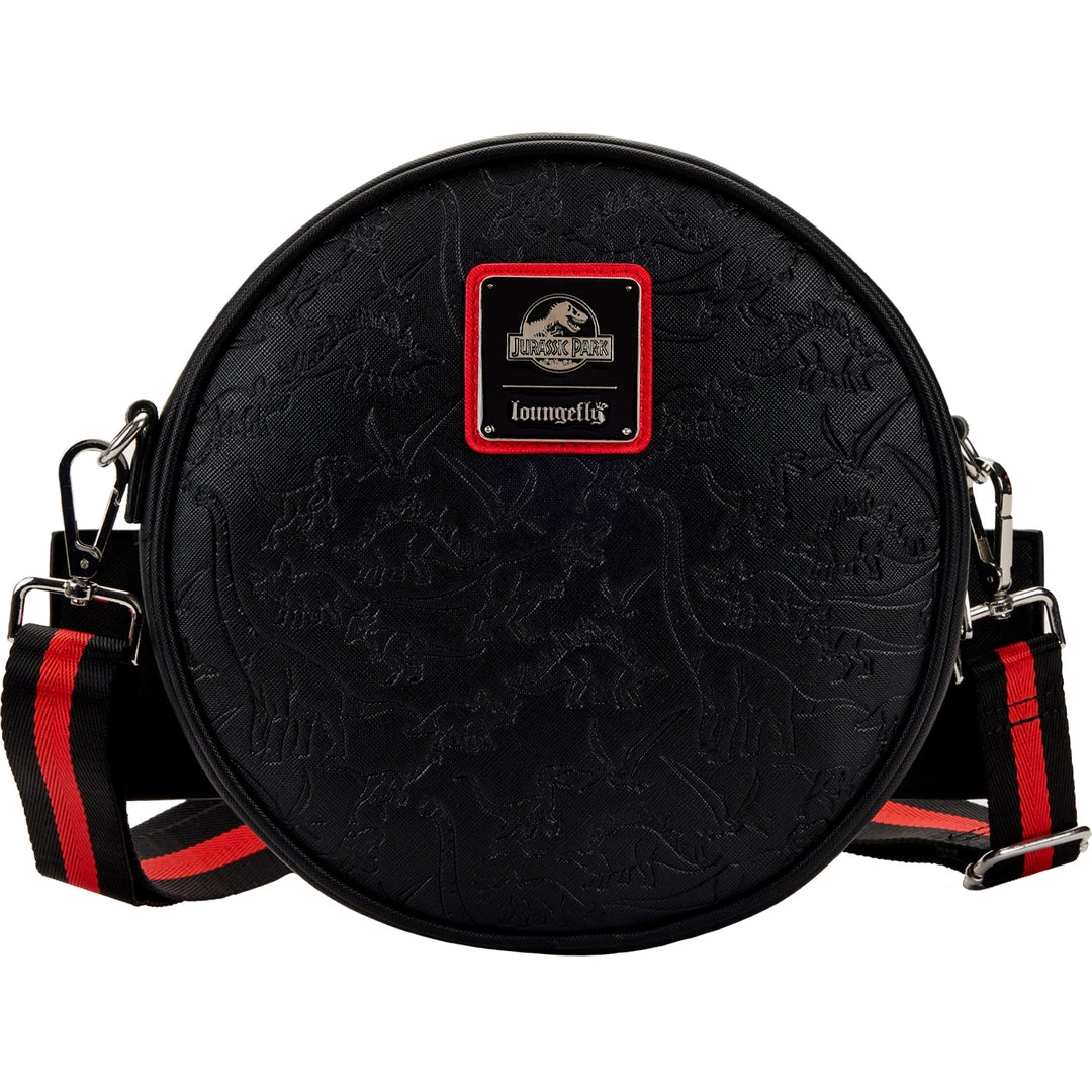 New Loungefly Universal Jurassic Park Logo Crossbody 3 New Loungefly Universal Jurassic Park Logo Crossbody
