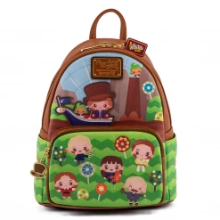 Loungefly Warner Bros Charlie And Chocolate Factory 50Th Anniversary Mini Backpack New
