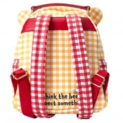 New Loungefly Disney Winnie The Pooh Gingham Mini Backpack