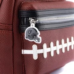 New Loungefly NFL Las Vegas Raiders Pigskin Logo Mini Backpack