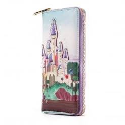 Loungefly Disney Princess Castle Series Sleeping Beauty Ziparound Wallet New