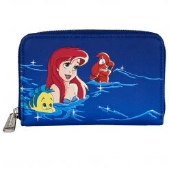 Loungefly Disney The Little Mermaid Ariel Fireworks Ziparound Wallet