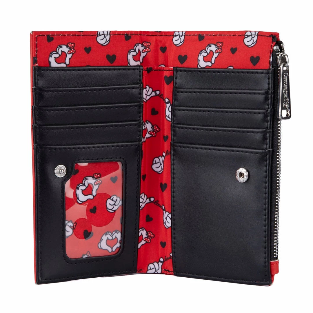 Loungefly Disney Mickey And Minnie Valentines Flap Wallet 4 Loungefly Disney Mickey And Minnie Valentines Flap Wallet