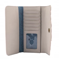 New Loungefly Disney Lady And The Tramp Wet Cement Flap Wallet