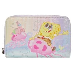 Loungefly Spongebob Pastel Jellyfishing Ziparound Wallet New