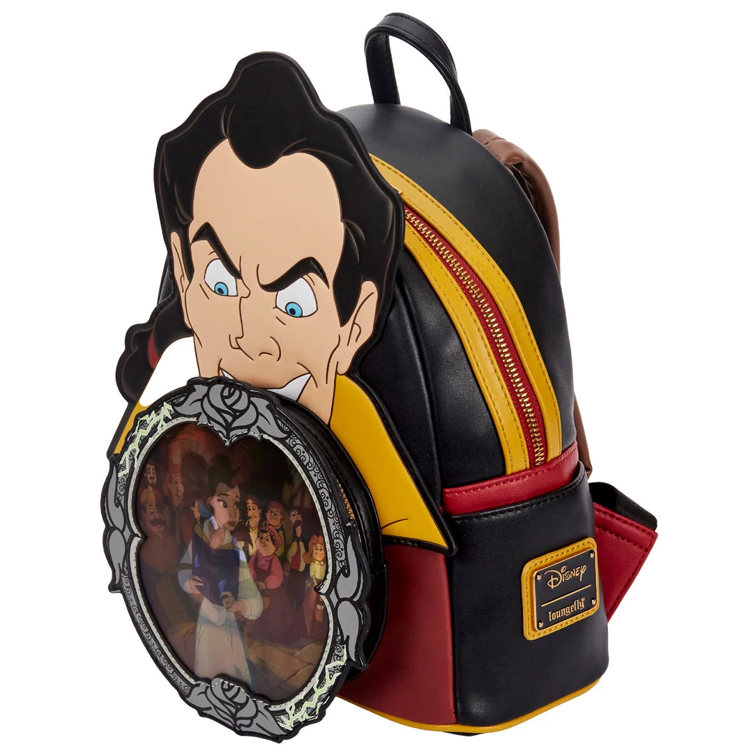 Loungefly Disney Villains Scenes Series Gaston Mini Backpack 4 Loungefly Disney Villains Scenes Series Gaston Mini Backpack