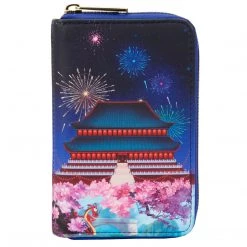 New Loungefly Disney Mulan Castle Ziparound Wallet