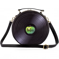 Loungefly The Beatles Let It Be Vinyl Record Crossbody New