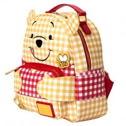 New Loungefly Disney Winnie The Pooh Gingham Mini Backpack
