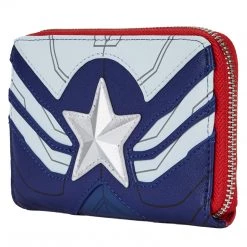 Loungefly Marvel Falcon Captain America Cosplay Ziparound Wallet New