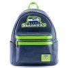 Loungefly NFL Seattle Seahawks Logo AOP Mini Backpack