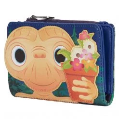 Loungefly ET Flower Pot Flap Wallet New