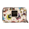Funko Pop! By Loungefly Disney Villains Tattoo Aop Ziparound Wallet New