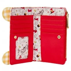 Loungefly Disney Winnie The Pooh Gingham Bi-Fold Wallet New 7 Loungefly Disney Winnie The Pooh Gingham Bi-Fold Wallet New
